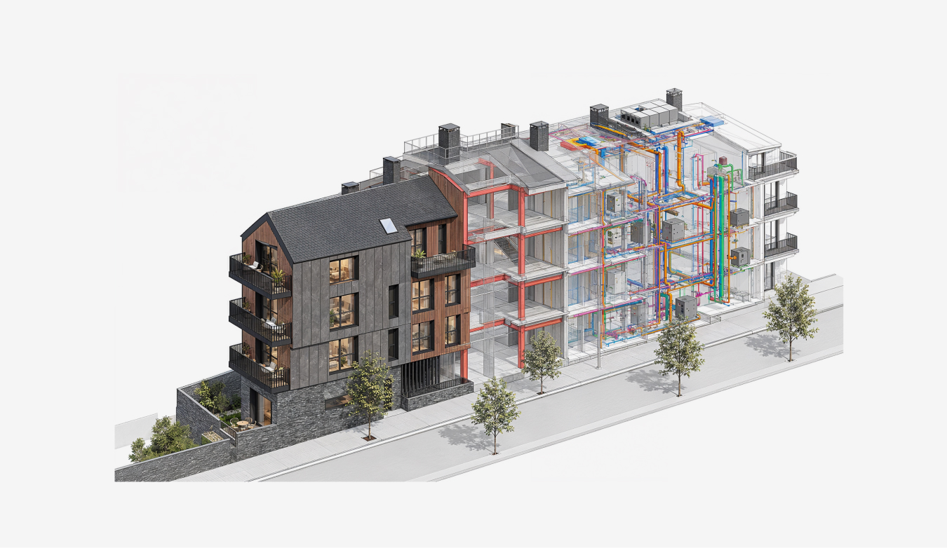 Metodologia BIM Model - KX Arquitectura Arquitectura, estructura i instal·lacions coordinades en un únic model.